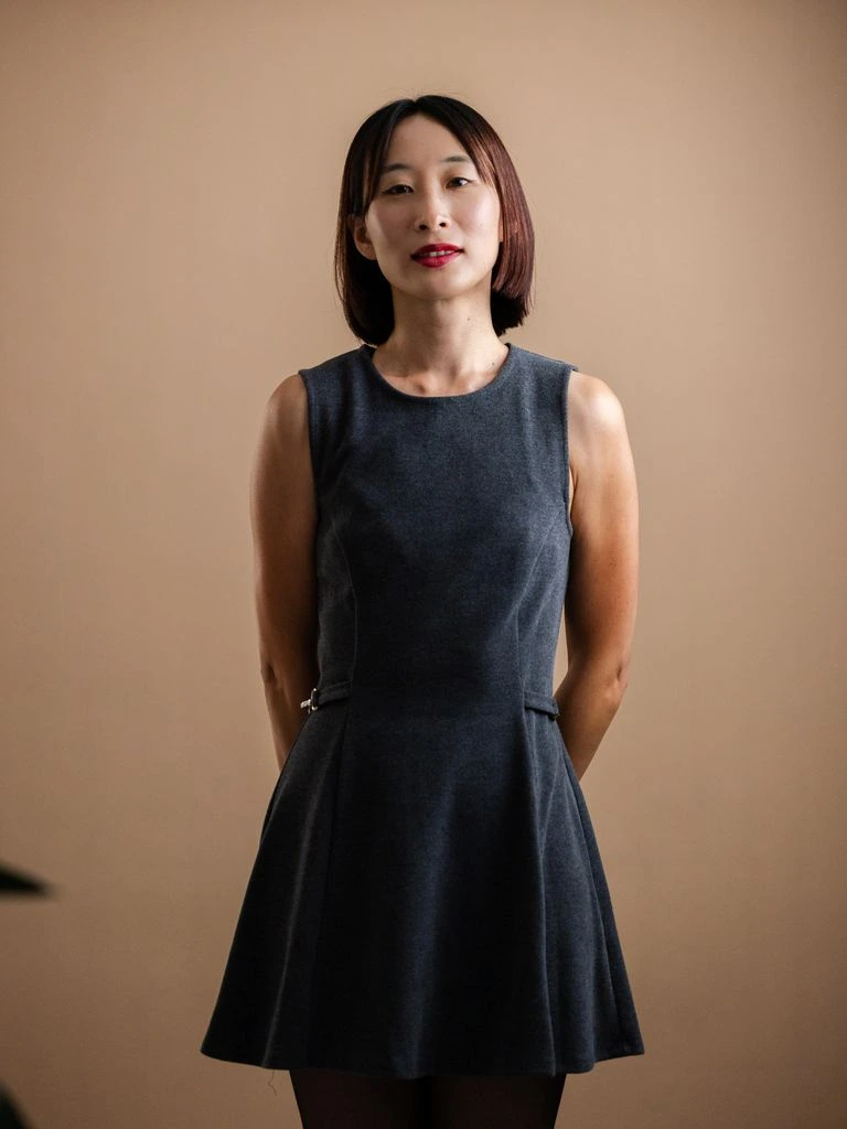 Midori Tanaka-Ross, second-generation steward of Hisako Roses, photographed at the Woodburn farm