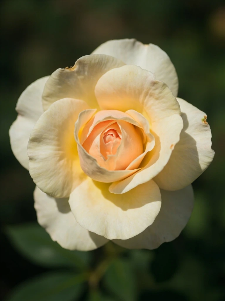 'Keisei-Hakucho' Japanese rose in cream and ivory, exclusive Hisako Roses offering.